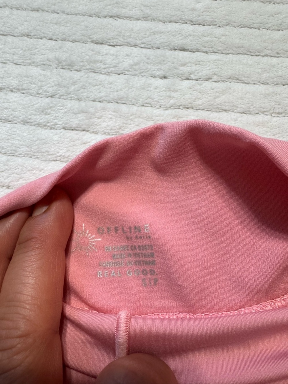 Pleated Pink Skater Skirt with Contrast Hem - Picture 6 of 11